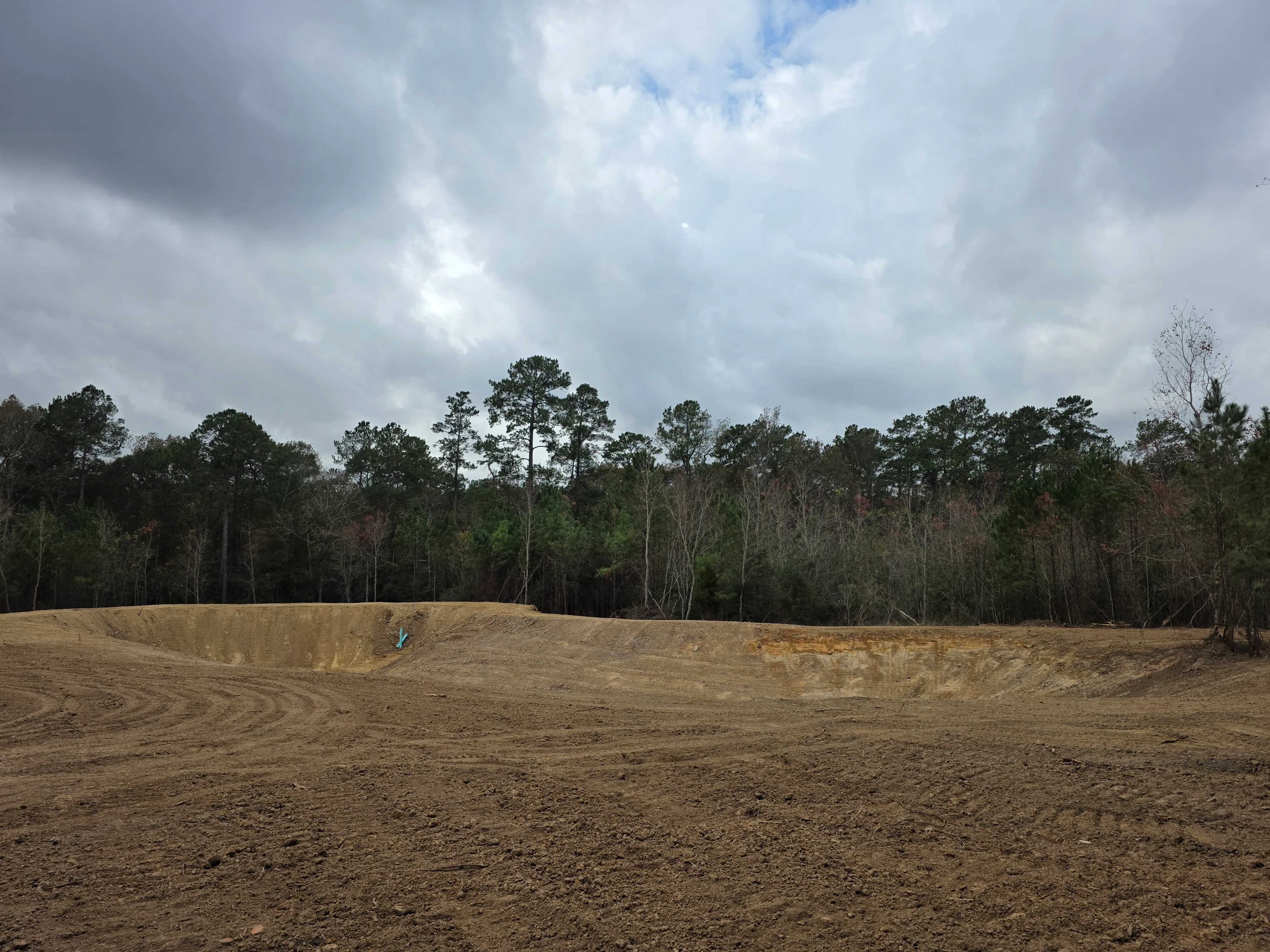 Site Cut To Finished Grade before